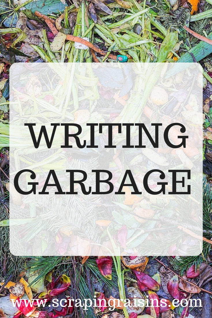 Writing Garbage: Natalie Goldberg talks about writing being like a compost heap. All those journal entries, letters, emails, short stories, articles, and blog posts mingle together in their juices and every once in a while a stunning tulip pushes her way up and out of the mush.